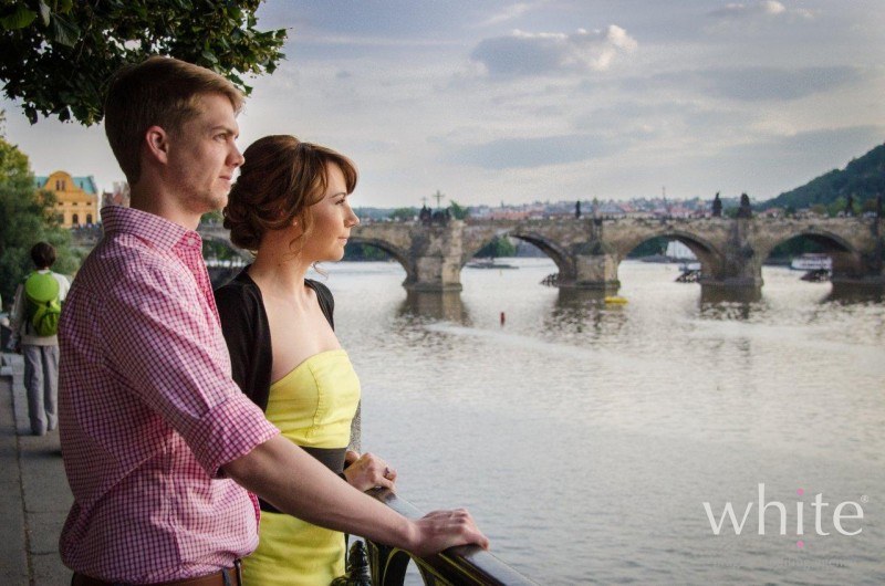 Romantic photo shoot in Prague